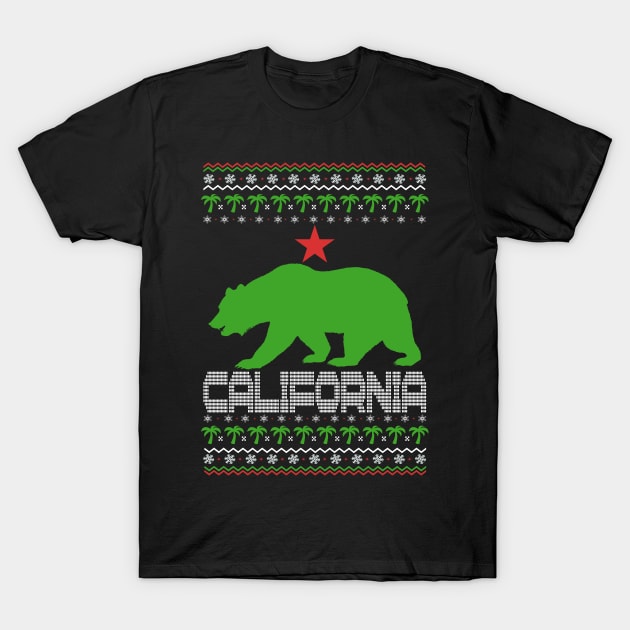 California Republic Bear State Flag T-Shirt by SiGo